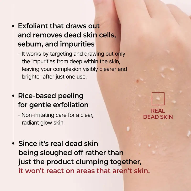 Peel Shot Glow Rice Ampoule Duo - Peel Shot Gentle Exfoliator for Glowing, Smooth Skin | Blackhead Whitehead Care | Korean skincare