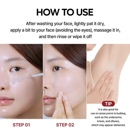 Peel Shot Glow Rice Ampoule Duo - Peel Shot Gentle Exfoliator for Glowing, Smooth Skin | Blackhead Whitehead Care | Korean skincare